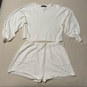 White Loungewear Set (worn once!) - SYRZI from Amazon